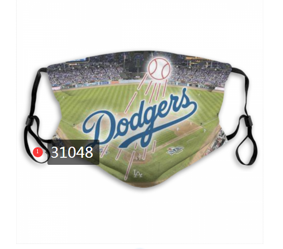 2020 Los Angeles Dodgers Dust mask with filter 34->mlb dust mask->Sports Accessory